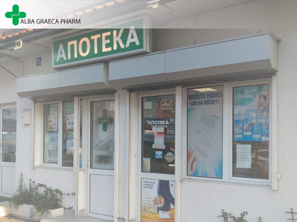 Alba Graeca 7 apoteka — Kneza Višeslava 31a